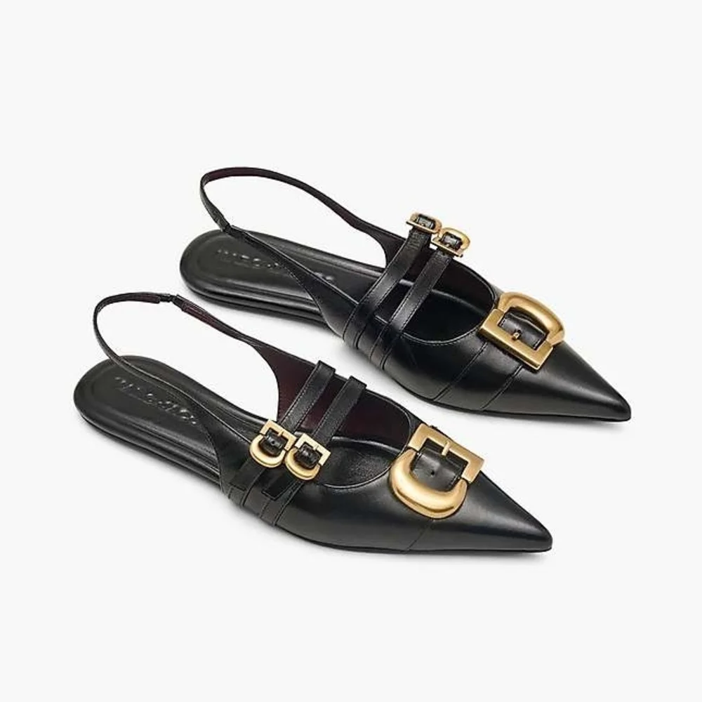 Marc Jacobs The Doll Shoe Slingback Flats 38 - Picture 2 of 10